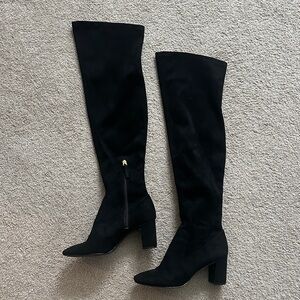 Nine West Xperian Over The Knee Boot black size 10